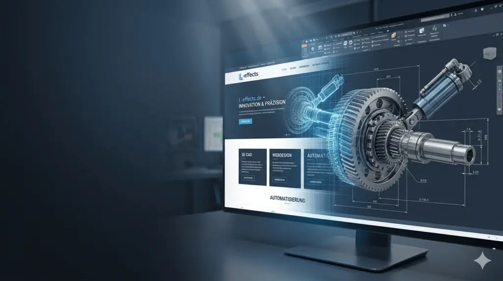 Ihr technisches Büro in Limburg/Lahn: 3D CAD Konstruktion mit SolidWorks & Inventor, Maschinenbau, Webdesign u. Unternehmensberatung.