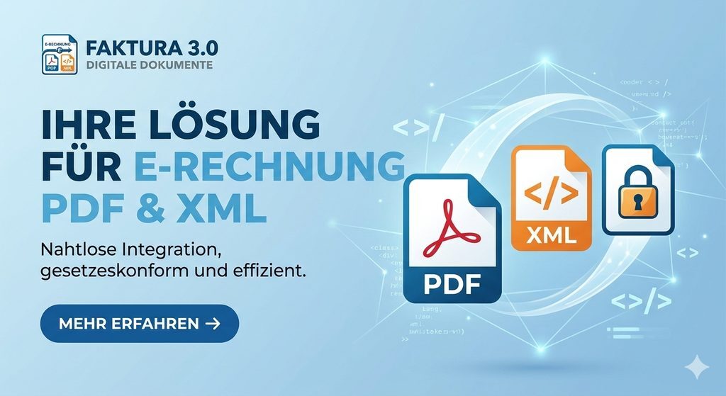 PDF E Rechnung XML