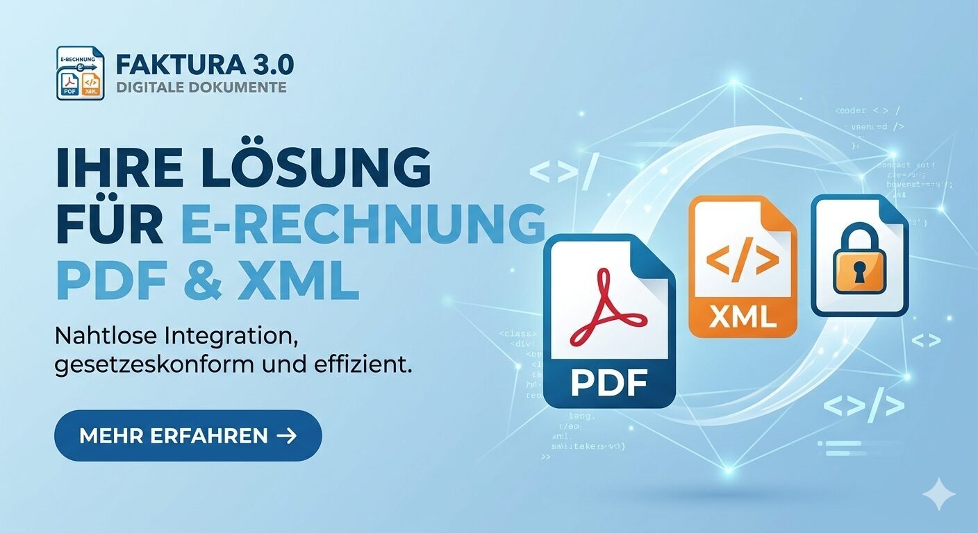 PDF E Rechnung XML