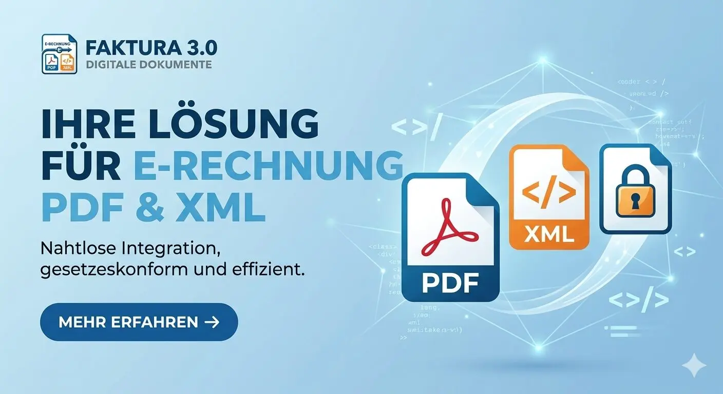 PDF E Rechnung XML